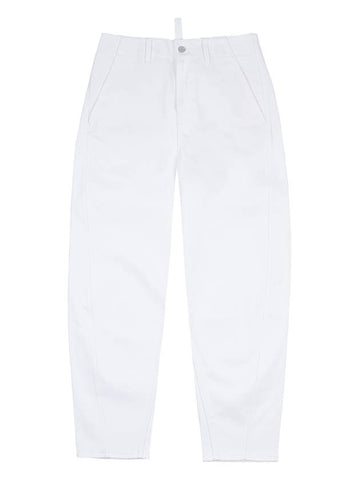 Ackerman denim pants AKERMAN SNW 747 OPTIC WHITE - STUDIO NICHOLSON - BALAAN 1