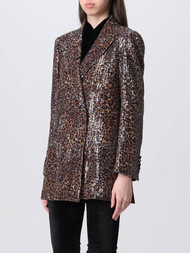 Blazer animalier paillettes - GCDS - BALAAN 4