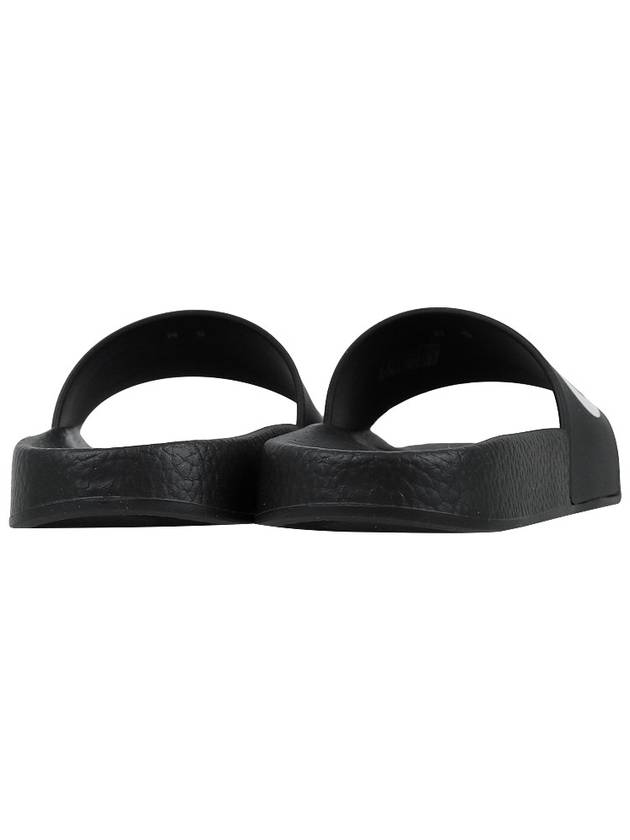 Gancini Printing Band Rubber Slippers Black - SALVATORE FERRAGAMO - BALAAN 6