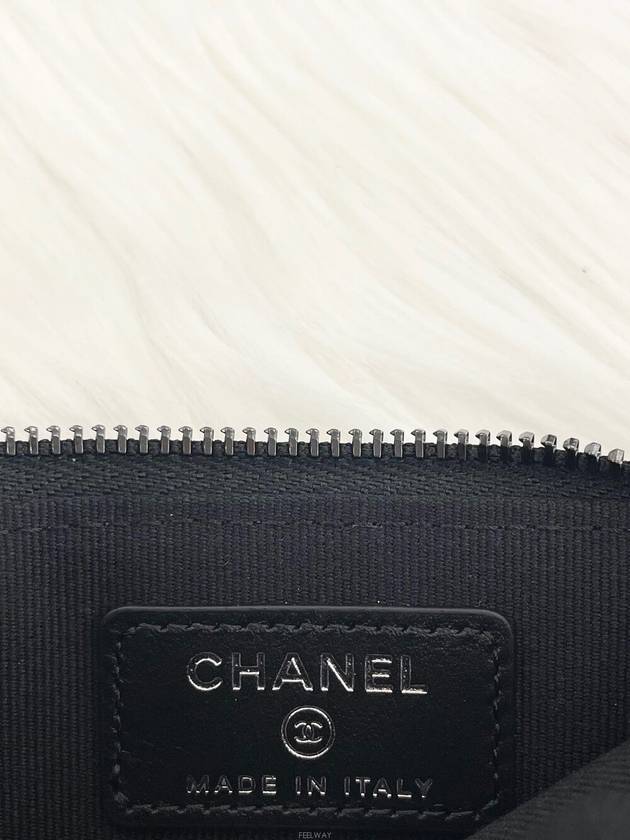 Daol Merchant Store Pre Collection CC Quilted Zipper Wallet AP3823 Unused - CHANEL - BALAAN 7