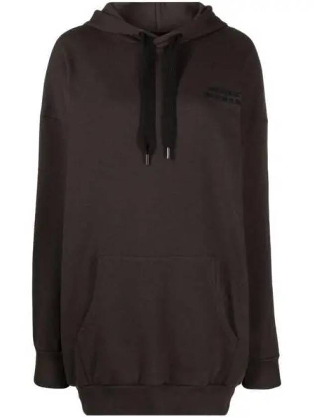 Solena Logo Embroidered Hoodie SW0101FAA2M41I - ISABEL MARANT - BALAAN 2