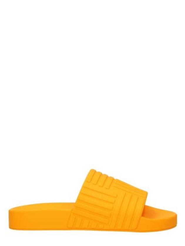 Intrecciato Rubber Slippers Orange - BOTTEGA VENETA - BALAAN 2