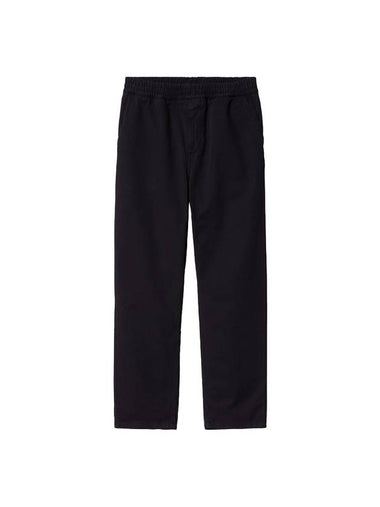 Whip Men's Flint Cotton Straight Pants Black - CARHARTT WIP - BALAAN 1