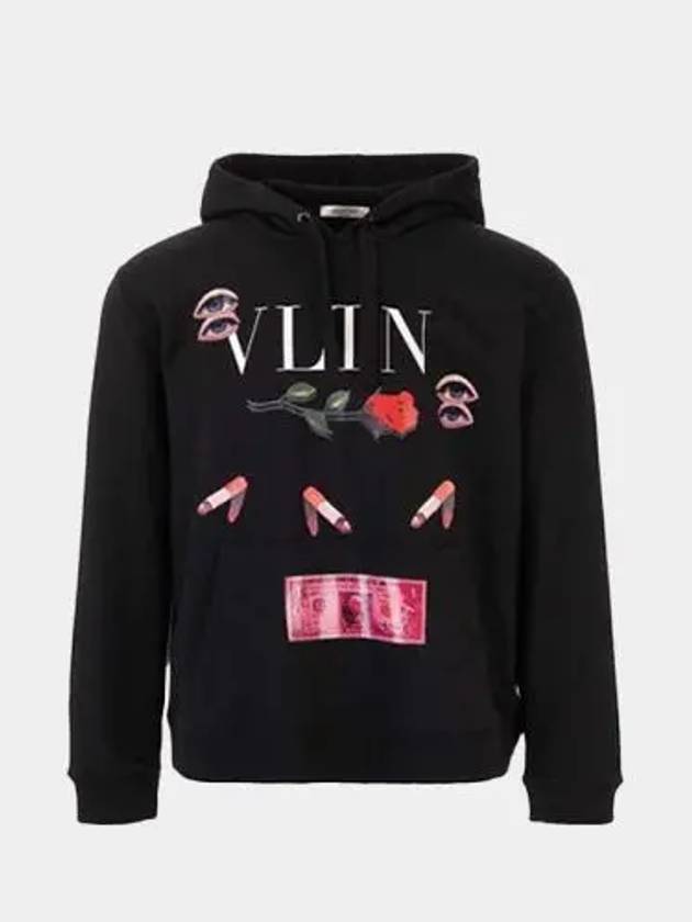 Emilio Villava Hoodie Black - VALENTINO - BALAAN 2