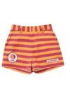 Women's Airline Border Shorts Orange Purple - HORN GARMENT - BALAAN 1