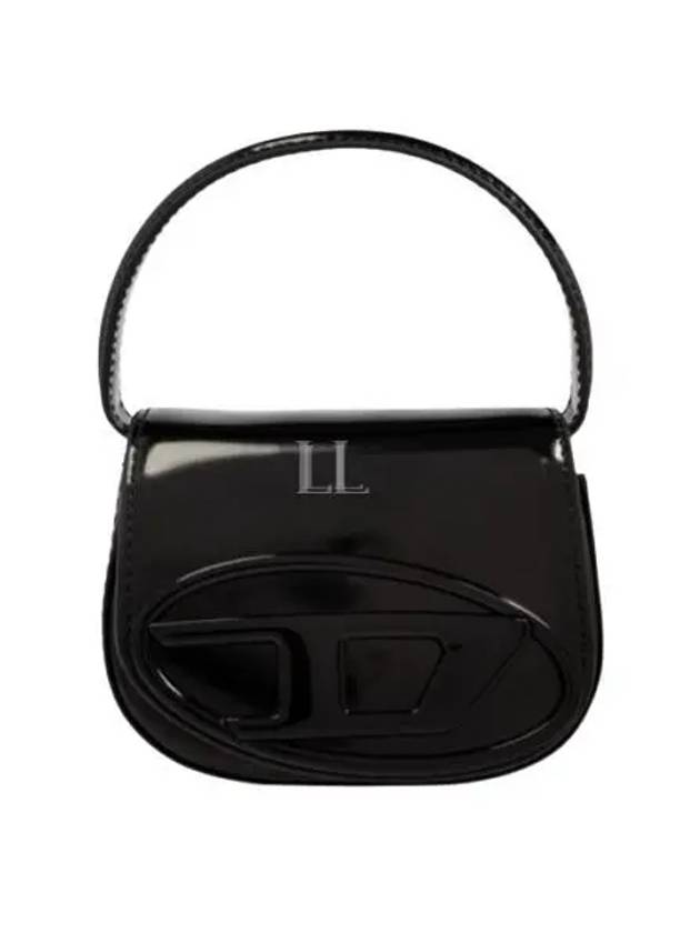 1DR Compact Mirrored Leather Shoulder Bag Black - DIESEL - BALAAN 2