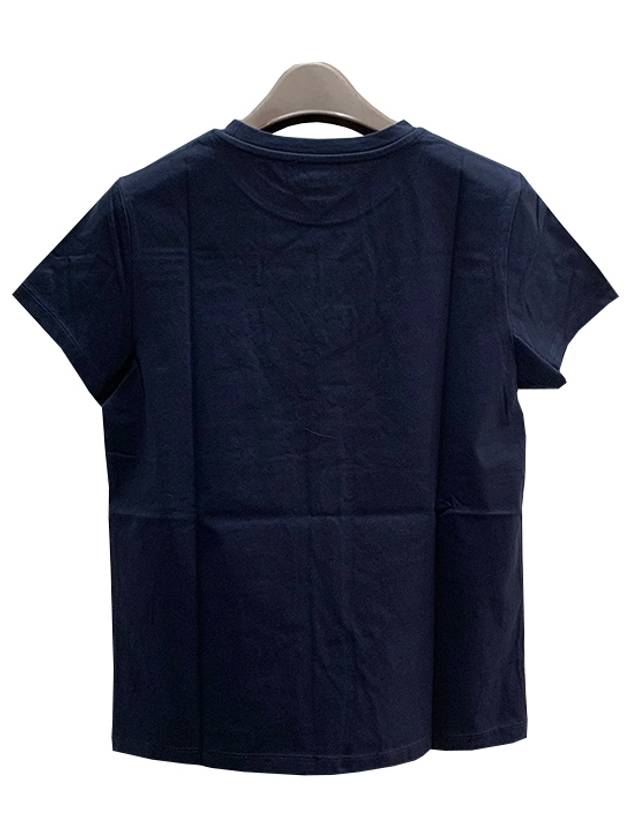 VPC Logo Organic Cotton Short Sleeve T-Shirt Navy - A.P.C. - BALAAN 4