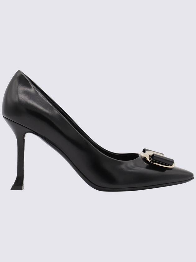 Ferragamo With Heel Black - SALVATORE FERRAGAMO - BALAAN 5