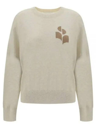 Marisans Logo Knit Top Light Grey - ISABEL MARANT - BALAAN 2