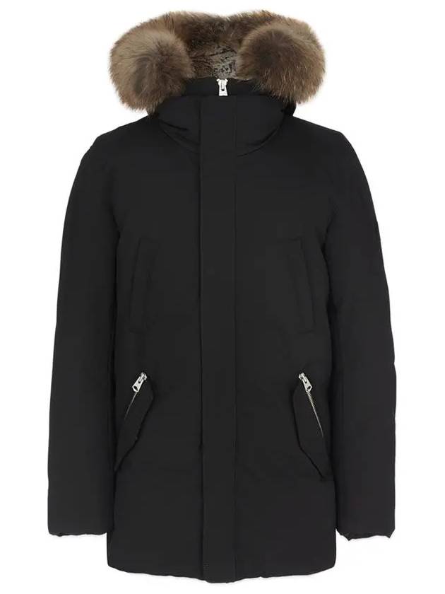 Edward Natural Fur Hooded Down Parka Black - MACKAGE - BALAAN 2