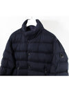 TAILLEFER Reversible Men's Long Padded Down Jacket Navy - MONCLER - BALAAN 5