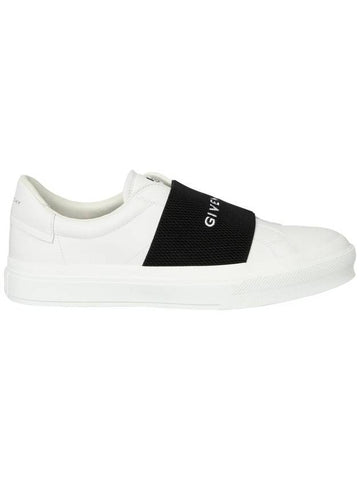 Men's City Court Band Logo Sneakers White - GIVENCHY - BALAAN 1