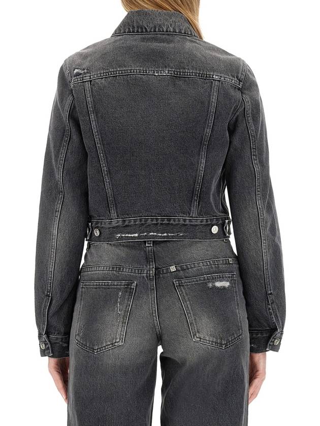 23 fw Dark Gray Denim Jacket BW00K45Y5N001 B0480471682 - GIVENCHY - BALAAN 4