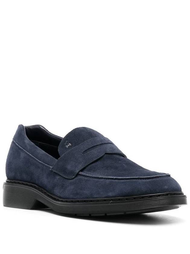 brushed effect leather loafers HXM5760DU50HG0 - HOGAN - BALAAN 5