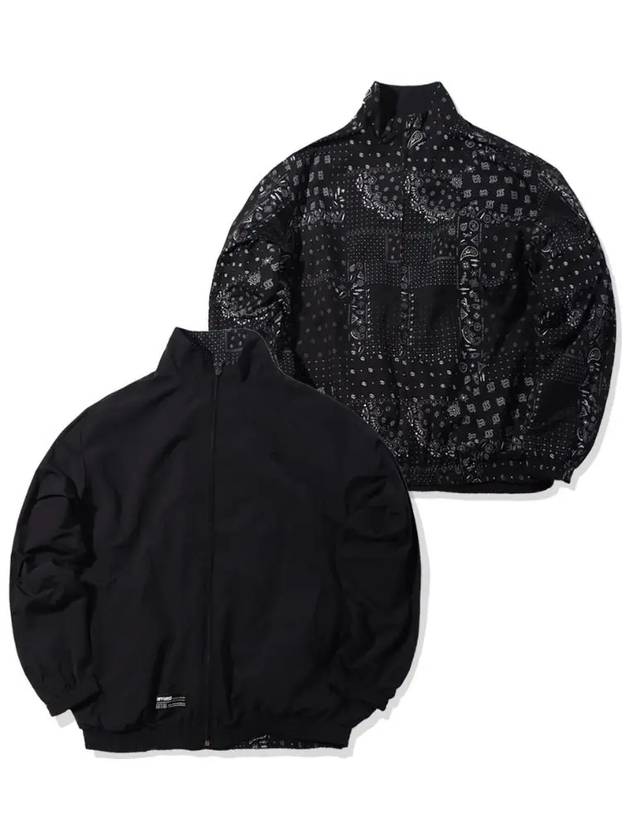 Reversible Bandana Trucker Windbreaker Black - OFFGRID - BALAAN 4