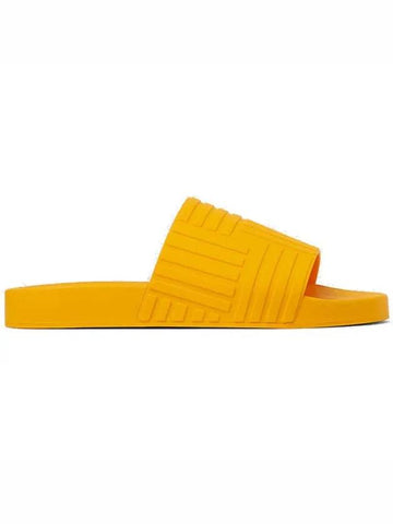 Bottega Veneta Carpet Carpet Rubber Slide Orange - BOTTEGA VENETA - BALAAN 1