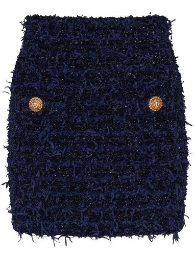 Balmain Tweed Mini Skirt - BALMAIN - BALAAN 1