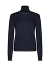 Women's Work In Progress Turtleneck Navy - MAISON MARGIELA - BALAAN 2