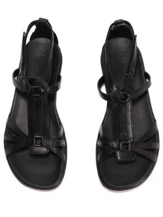 Women's Simpil Strappy Sandals Pure Black - ECCO - BALAAN 2