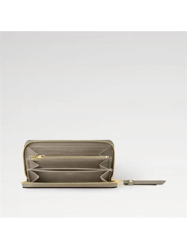 Zippy Bicolor Monogram Empreinte Leather Long Wallet Grey - LOUIS VUITTON - BALAAN 4