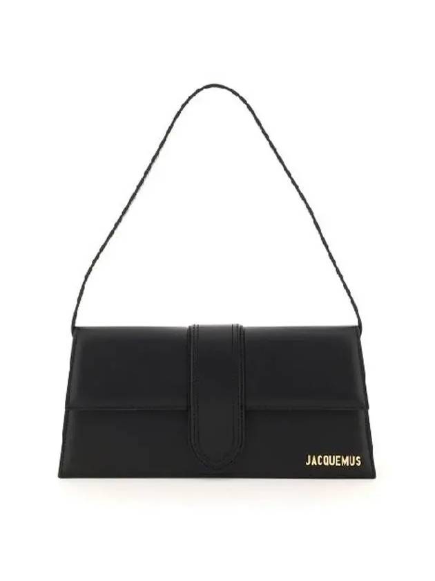 Le Bambino Long Flap Shoulder Bag Black - JACQUEMUS - BALAAN 2