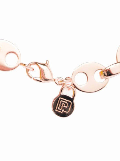 Paco Rabanne Woman'S Pink Brass Chain Bracelet - PACO RABANNE - BALAAN 2