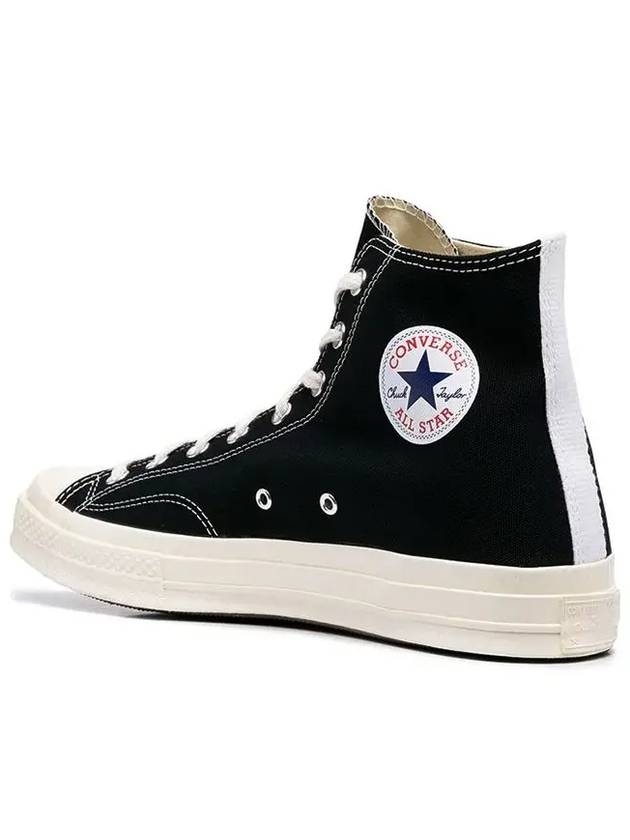 Chuck Taylor High Top Sneakers P1 K112 1 Black - COMME DES GARCONS - BALAAN 4