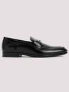 Double T Leather Loafers Black - TOD'S - BALAAN 4