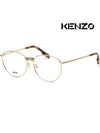 Glasses frame KZ50013F 032 gold retro round metal frame - KENZO - BALAAN 4