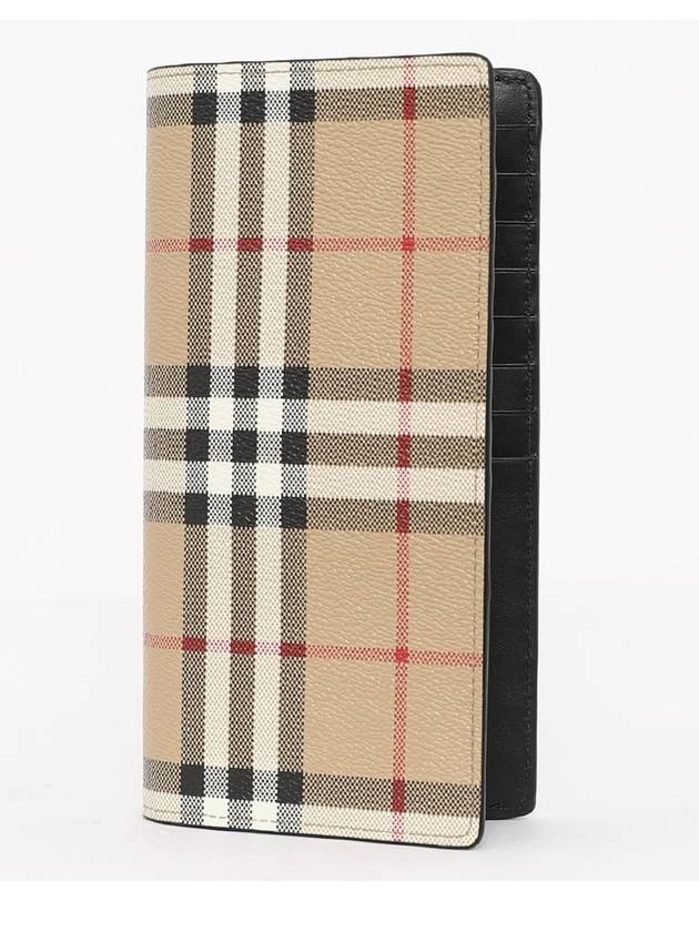 Vintage Check Canvas Long Wallet Beige - BURBERRY - BALAAN 2