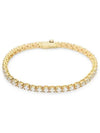 Matrix Crystal Tennis Bracelet Gold - SWAROVSKI - BALAAN 4