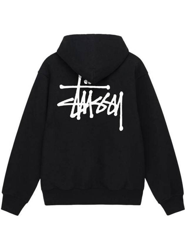 Basic Hoodie Black - STUSSY - BALAAN 1