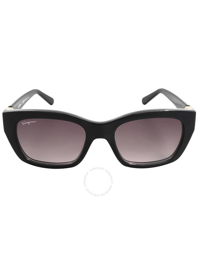 Eyewear Gradient Square Sunglasses Black - SALVATORE FERRAGAMO - BALAAN 2