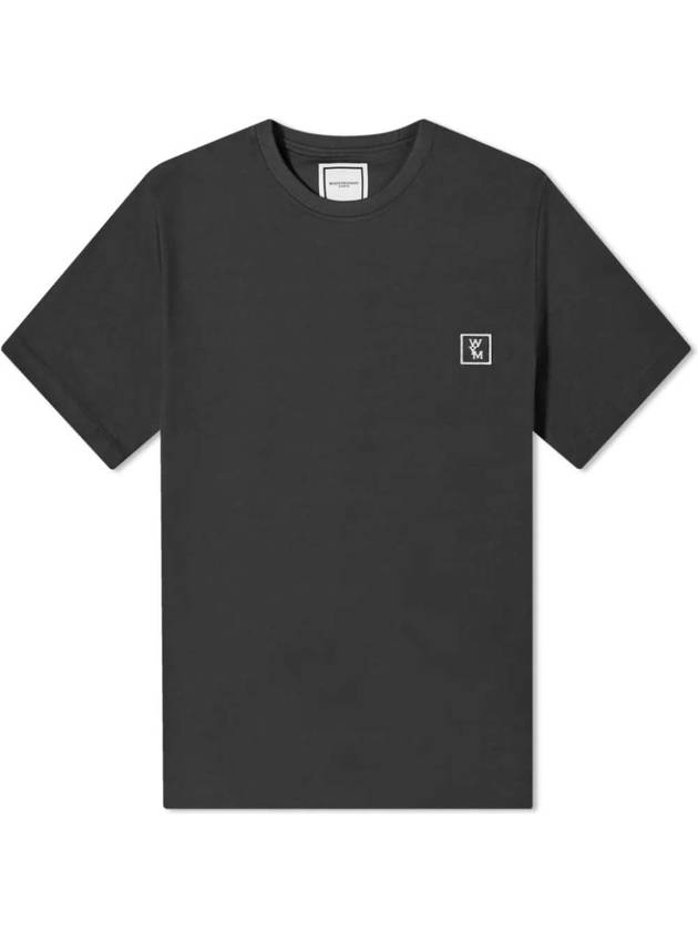 Logo Cotton Short Sleeve T-Shirt Dark Grey - WOOYOUNGMI - BALAAN 1