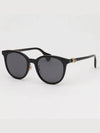 Eyewear Side GG Logo Round Sunglasses Black - GUCCI - BALAAN 8