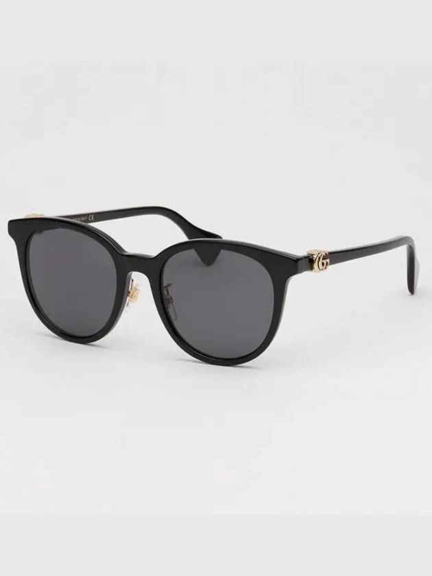 Eyewear Side GG Logo Round Sunglasses Black - GUCCI - BALAAN 9