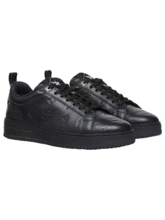 Monogram Leather Neo Terrain Low Sneakers - MCM - BALAAN 1