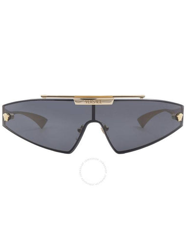 Versace Grey Shield Ladies Sunglasses VE2265 100287 44 - VERSACE - BALAAN 1