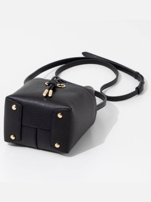 Gancini Mini Bucket Bag Black - SALVATORE FERRAGAMO - BALAAN 5