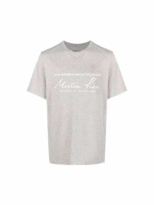 Men s Gray Classic T Shirt CMR 603JC - MARTINE ROSE - BALAAN 1