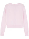 Baby Fox Patch Regular Cardigan Pale Pink - MAISON KITSUNE - BALAAN 3