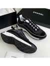 Mixed Fibers Fabric Suede Calfskin Low-Top Sneakers Black - CHANEL - BALAAN 6