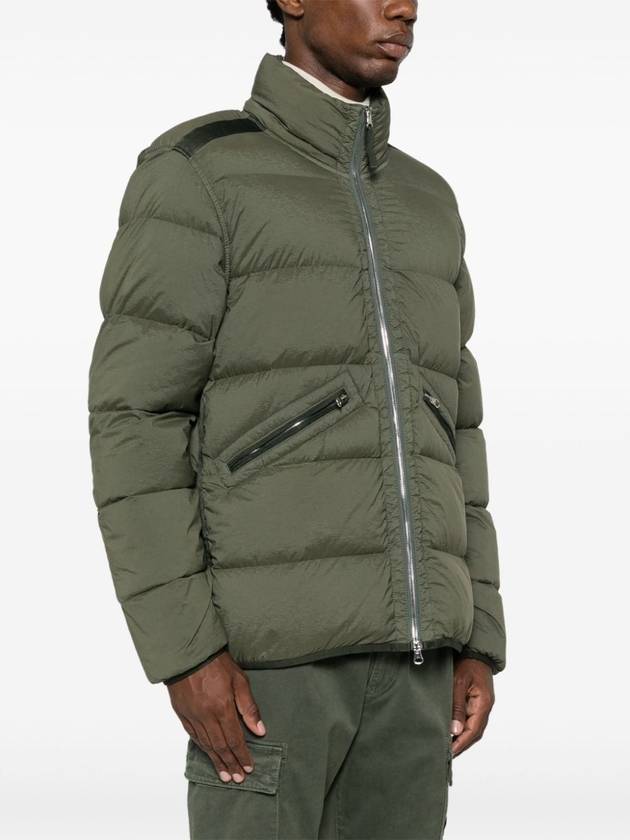 Seamless Tunnel Nylon Down TC Padding Green - STONE ISLAND - BALAAN 3