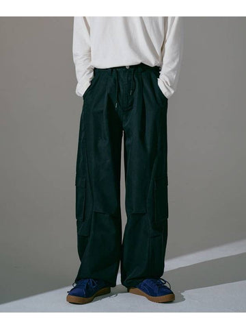 Onetuck cargo wide utility pants_black - BLONDNINE - BALAAN 1