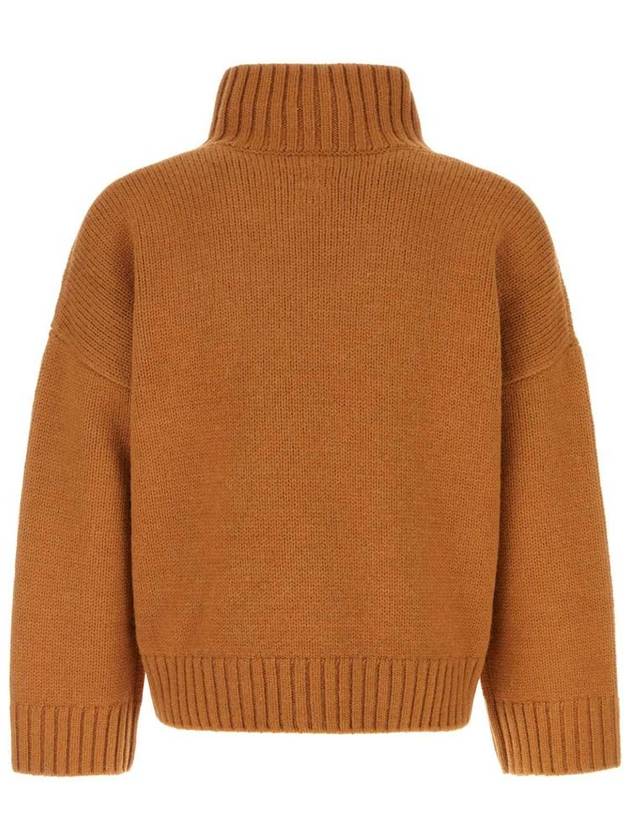 Leather patch pocket turtleneck brown - JW ANDERSON - BALAAN 3