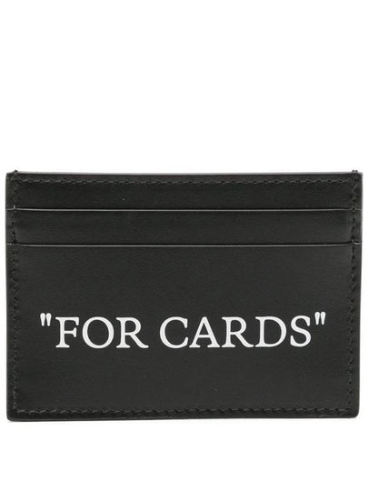 Men’s Wallet OMND067C99LEA001 1001 Black - OFF WHITE - BALAAN 2