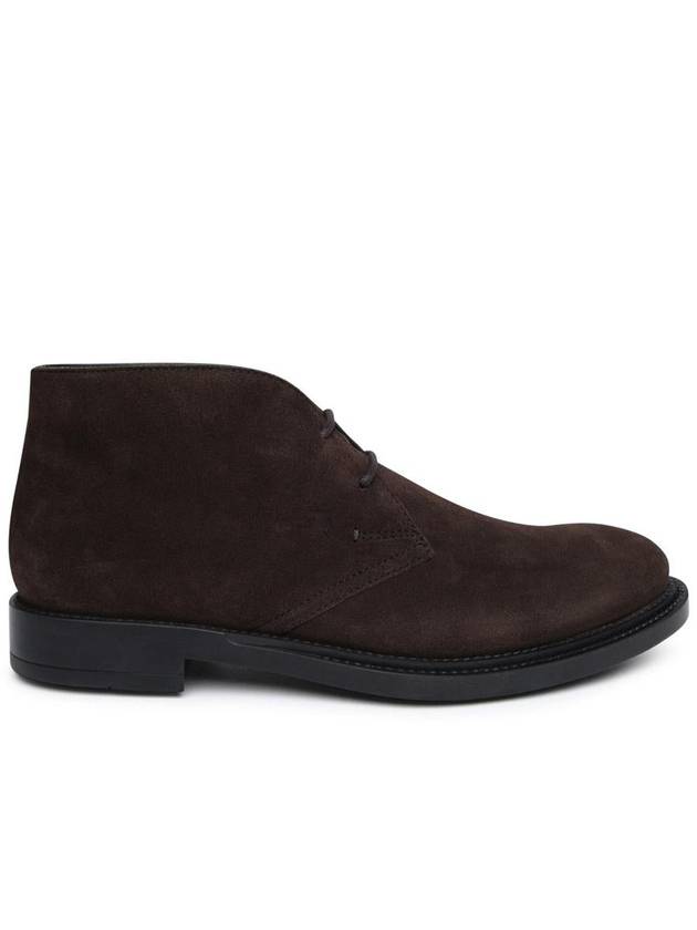 Men's Polaccino Lace-Up Ankle Boots Brown - TOD'S - BALAAN 2