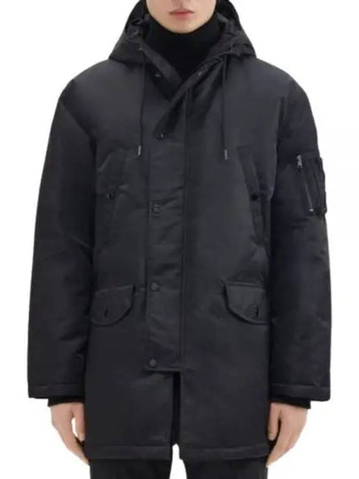 Puffer Recycled Nylon Parka Black - THEORY - BALAAN 2