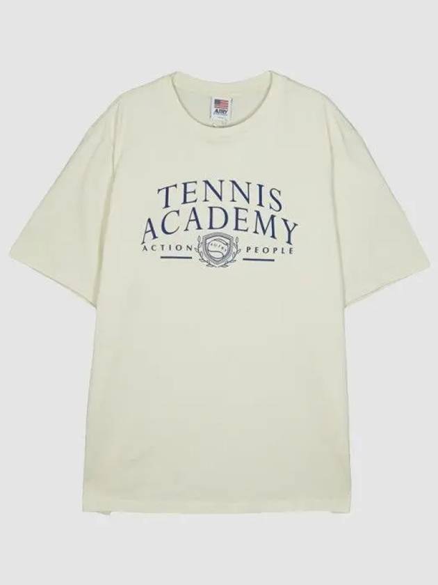 Tennis Crew Neck Short Sleeve T Shirt White - AUTRY - BALAAN 2