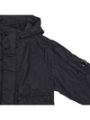 Lens Wappen Hooded Jacket Black - CP COMPANY - BALAAN 5